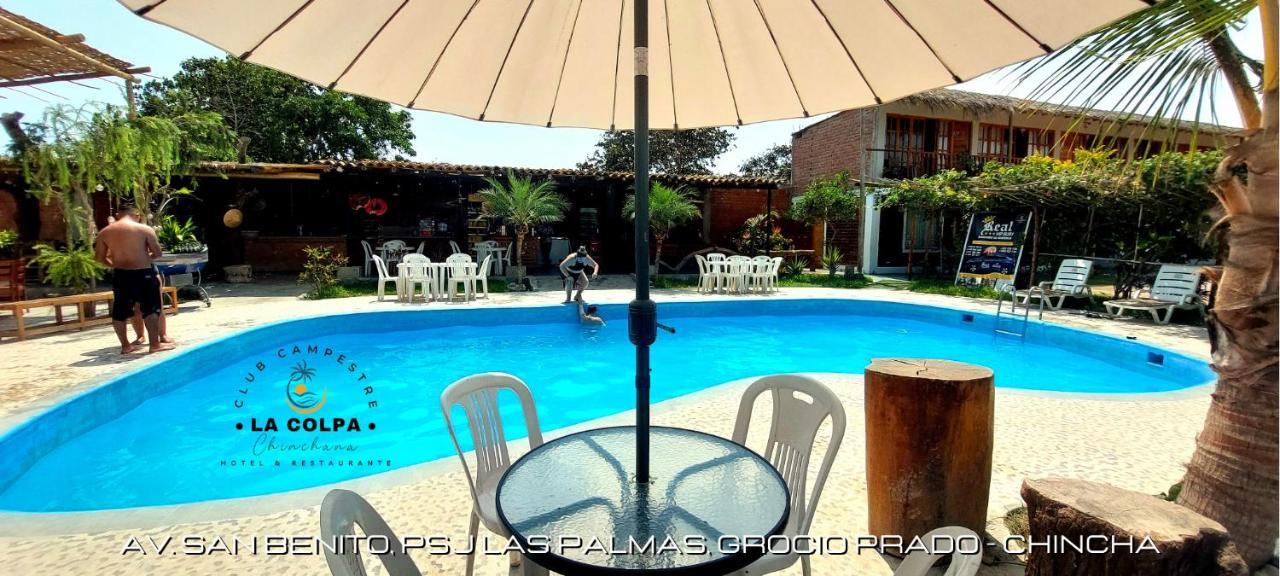 La Colpa Hotel Chincha Baja Exterior photo